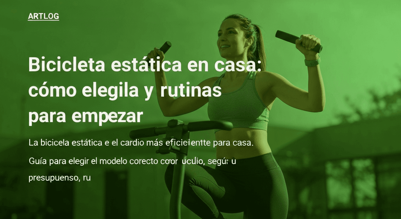 Bicicleta estática en casa: cómo elegirla y rutinas para empezar