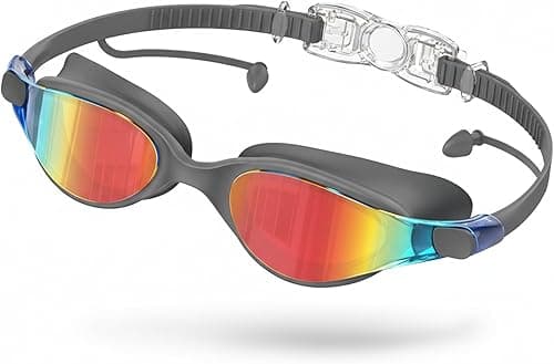 Gafas de natación antivaho con protección UV — ajuste ergonómico