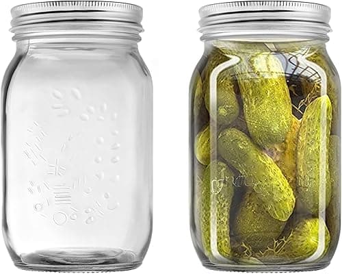 Kit de fermentación casera — tarros herméticos con airlock 1L