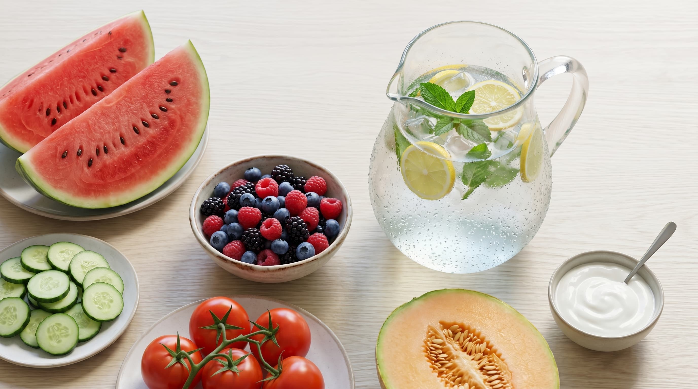 Qué comer con calor: 15 alimentos que refrescan e hidratan