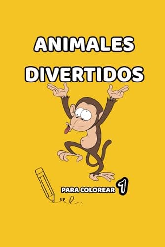 Animales Divertidos para Colorear — Edición Bilingüe Español-Inglés