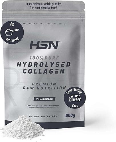 HSN — Colágeno Hidrolizado Bovino en Polvo Sin Sabor 500g — 10g Péptidos