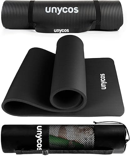 unycos — Esterilla NBR y Poliéster para Yoga, Pilates y Fitness — Antideslizante Alta Densidad