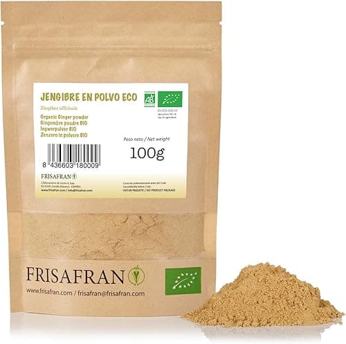 FRISAFRAN — Jengibre en Polvo BIO 100g Origen India