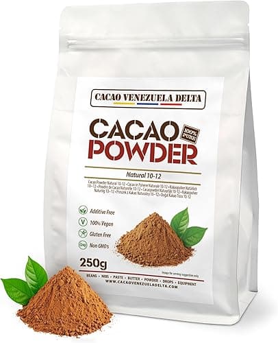 Cacao V Delta — Cacao Puro No Alcalinizado 250g, Sin Azúcar, Sin Gluten, Vegano
