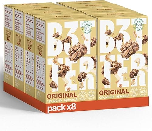 Granola artesana sin azúcar añadido — con frutos secos y semillas