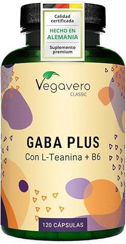 L-teanina 200 mg + GABA — fórmula noche sin dependencia