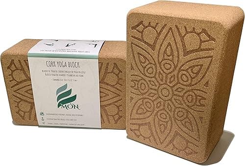 Bloque de Yoga de Corcho Natural Hugger Mugger — Par