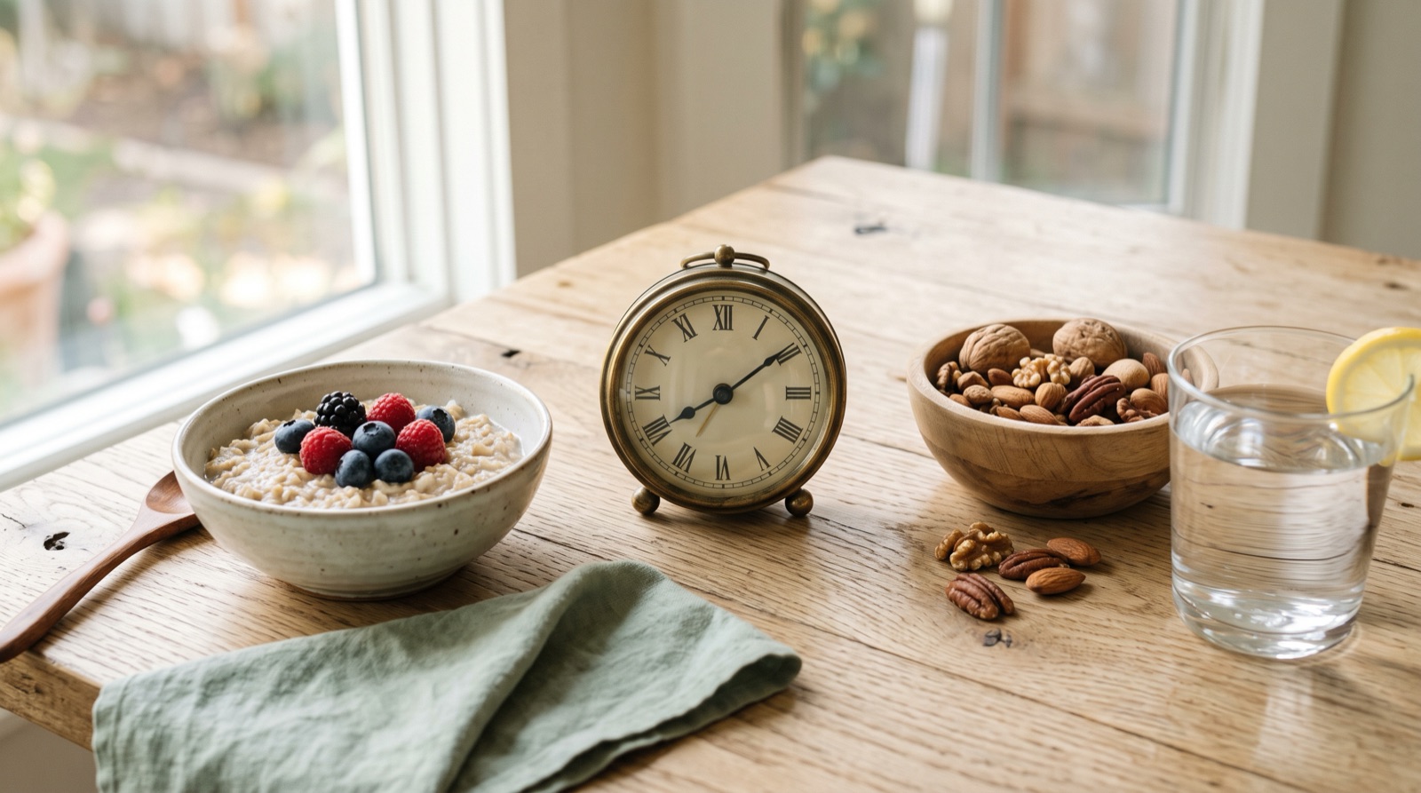 Reloj biológico y horarios de comida a lo largo del día